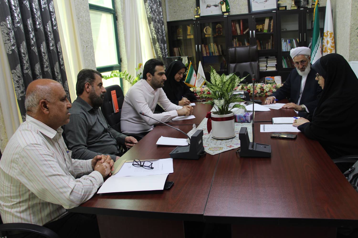 دیدار مدیرکل کتابخانههای عمومی گلستان با مدیرعامل مجمع خیرین استان