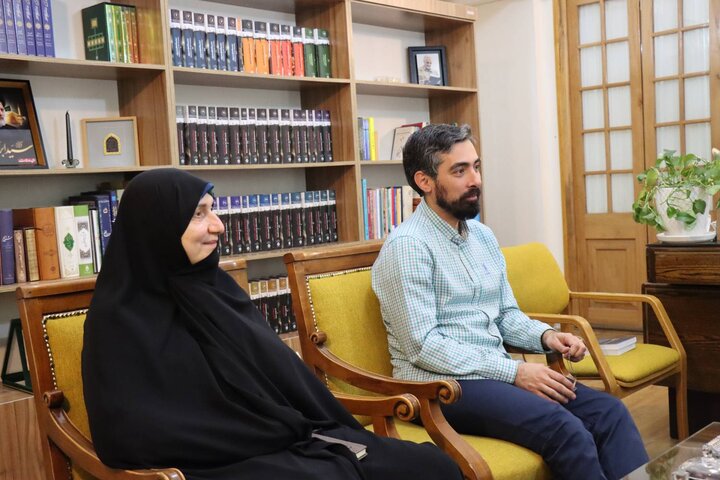 فرمانده سپاه کربلای مازندران با دبیرکل نهاد کتابخانههای عمومی کشور دیدار کرد