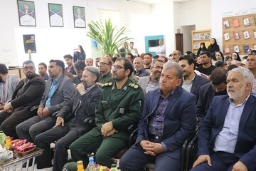 افتتاح ساختمان جدید کتابخانه عمومی خیرساز مرحوم دکتر جلالی کندری شهرستان خلیل آباد خراسان رضوی