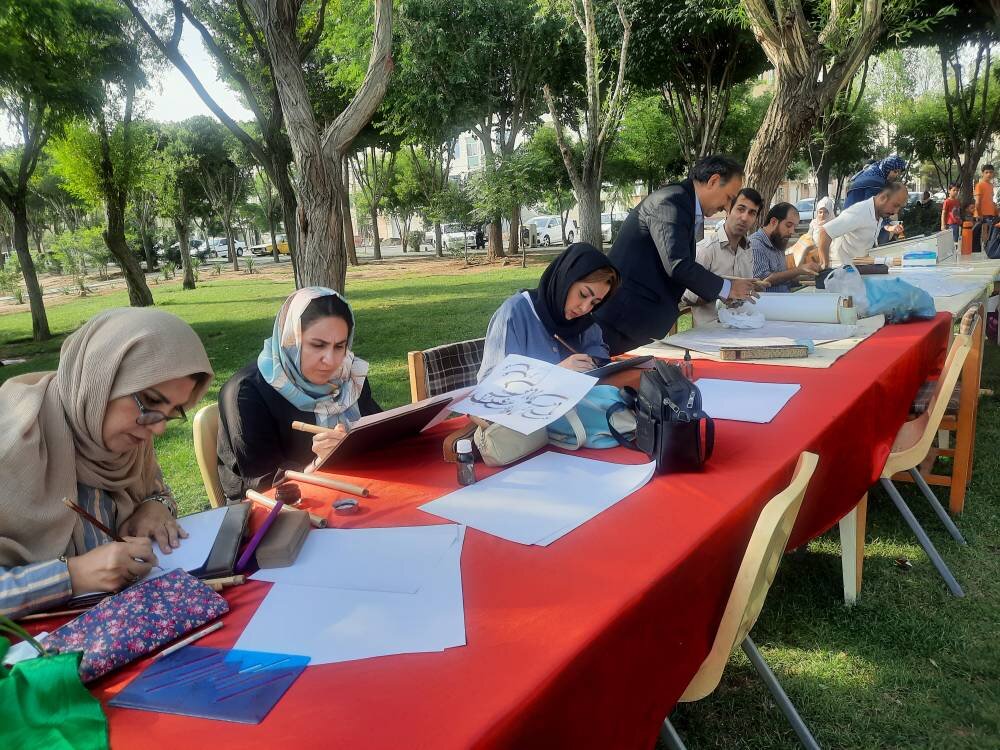 جشن «بچهمسلمان» همراه با گردهمایی خوشنویسان علوی فردیس برگزار شد