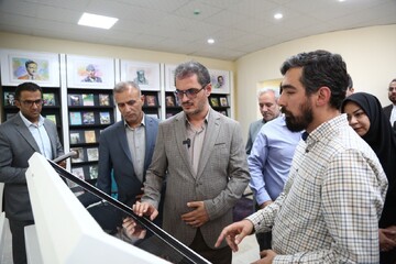 افتتاح کتابخانه عمومی شهید آیت الله دکتر رئیسی قروه با حضور استاندار کردستان و دبیرکل نهاد کتابخانه‌های عمومی کشور