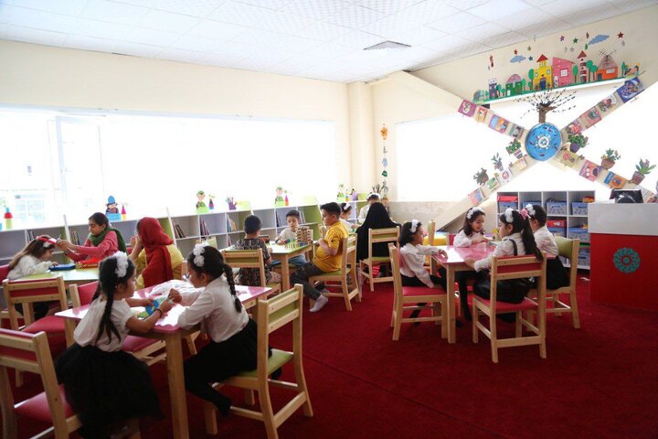 کتابخانه شهید آیتالله رئیسی قروه افتتاح شد