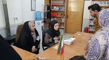 میزبانی کتابخانه‌ علامه طباطبایی سفید دشت از رای‌دهندگان چهاردهمین دوره انتخابات ریاست جمهوری