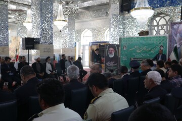 آیین غبارروبی آستان مقدس امامزاده یحیی بن زید(ع) میامی مشهد با حضور سرپرست اداره کل کتابخانه های عمومی خراسان رضوی