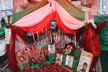 آیین غبارروبی آستان مقدس امامزاده یحیی بن زید(ع) میامی مشهد با حضور سرپرست اداره کل کتابخانه های عمومی خراسان رضوی