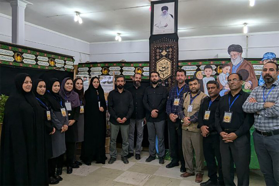 بازدید دبیرکل نهاد از موکبهای فرهنگی کتابخانههای عمومی در مرزها