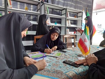 برنامه های فرهنگی موکب کتابخانه حسینی آذربایجان غربی