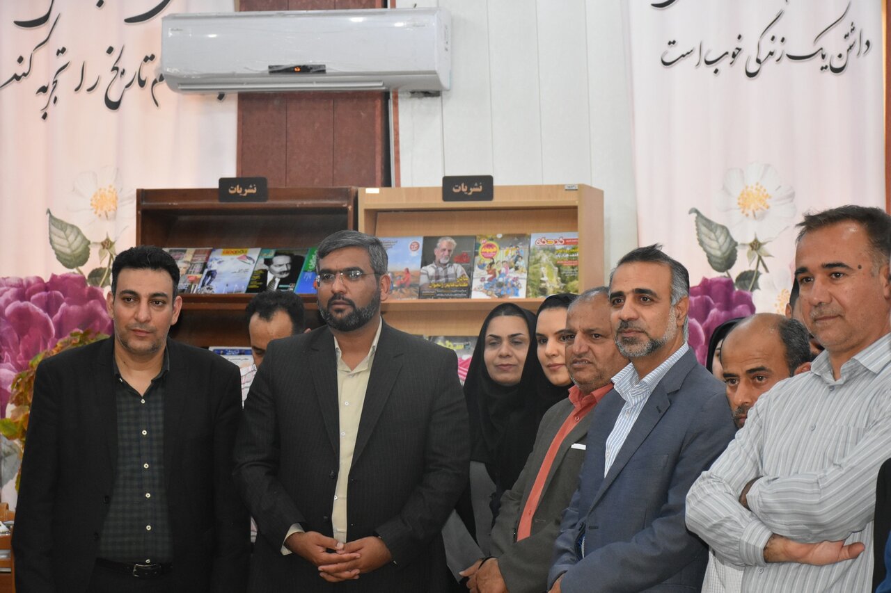 کتابخانه عمومی معرفت عمادشهر لارستان بازگشایی شد