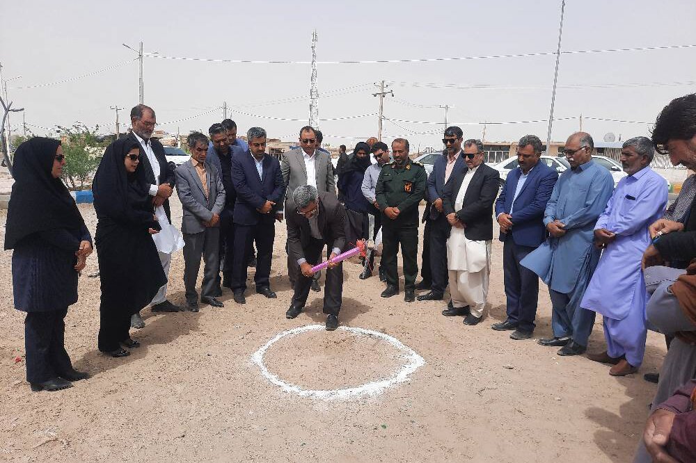 مراسم کلنگزنی کتابخانه عمومی شهر قرقری برگزار شد