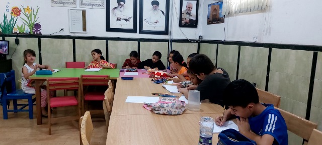 کتابخانه مزدقانی کانون مهارتافزایی روستای مؤمنآباد