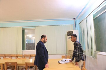 بازدید مدیرکل کتابخانه های عمومی هرمزگان از کتابخانه باقرالعلوم(ع)پارسیان