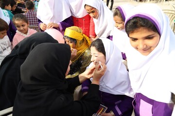 اردوی فرهنگی جهادی «روستا با طعم کتاب» در روستای بنیاد  استان بوشهر