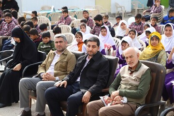 اردوی فرهنگی جهادی «روستا با طعم کتاب» در روستای بنیاد  استان بوشهر