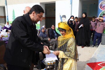 اردوی فرهنگی جهادی «روستا با طعم کتاب» در روستای بنیاد  استان بوشهر