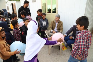 اردوی فرهنگی جهادی «روستا با طعم کتاب» در روستای بنیاد  استان بوشهر