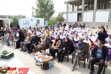 اردوی فرهنگی جهادی «روستا با طعم کتاب» در روستای بنیاد  استان بوشهر