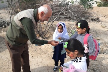 اردوی فرهنگی جهادی «روستا با طعم کتاب» در روستای بنیاد  استان بوشهر