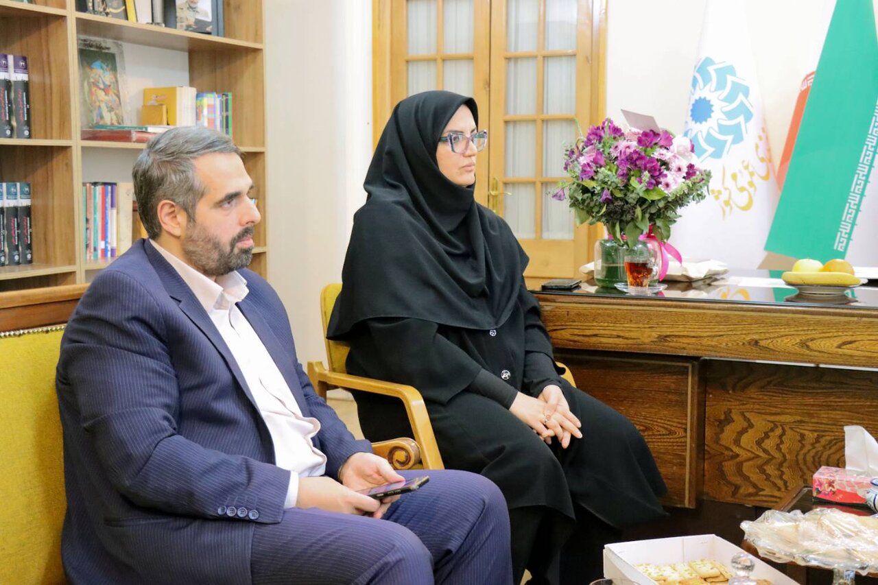 دیدار نماینده مردم بردسکن، خلیلآباد و کاشمر در مجلس با دبیرکل نهاد کتابخانههای عمومی کشور