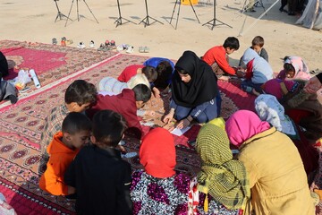 جشنواره طعم کتاب با عشایر در شهرستان شوش