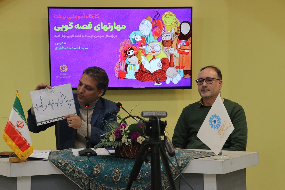 کارگاه مجازی آموزشی «مهارتهای قصه گویی» برگزار شد