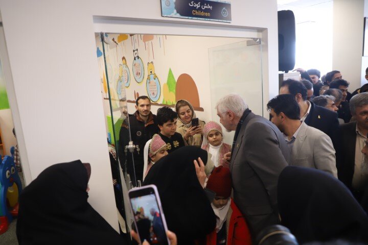 افتتاح کتابخانه