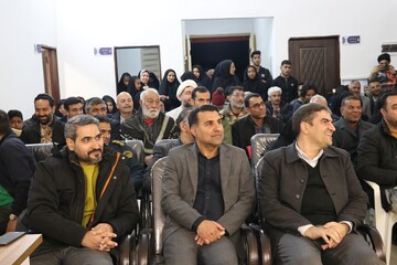 آیین افتتاح کتابخانه عمومی امام حسین(ع) روستای بزنگان شهرستان سرخس از توابع استان خراسان رضوی