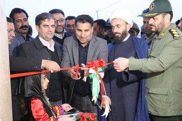 آیین افتتاح کتابخانه عمومی امام حسین(ع) روستای بزنگان شهرستان سرخس از توابع استان خراسان رضوی