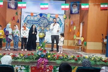 جشن دهه فجر کتابخانه استاد مؤذن پور شهرستان آران و بیدگل