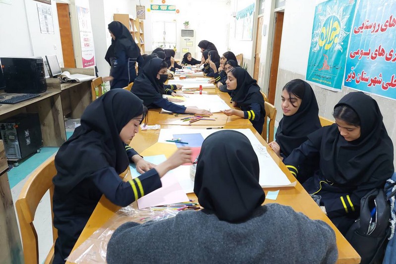 شور و نشاط پیروزی انقلاب در کتابخانههای عمومی استان بوشهر