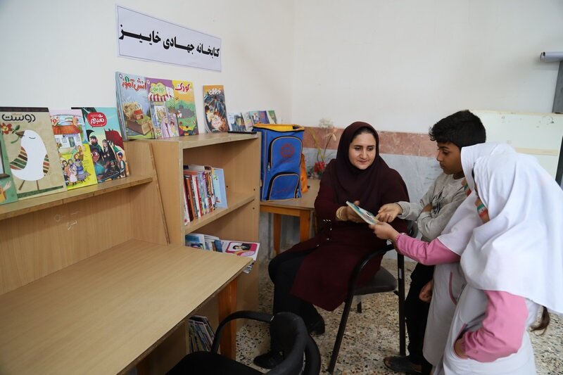 شادی و نشاط در خاییز با «روستا با طعم کتاب»