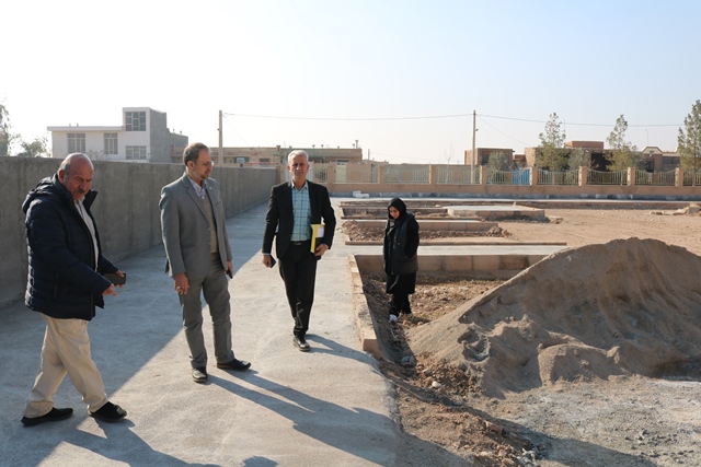 محوطهسازی کتابخانه روستای داورآباد در فاز سوم خود قرار گرفته و در حال اتمام است