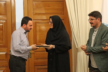 تکریم و معارفه مدیرکل تأمین منابع کتابخانههای نهاد