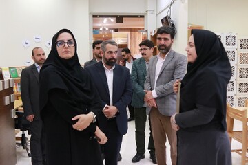 بازدید دبیرکل نهاد از کتابخانه وحدت شهرستان ابهر