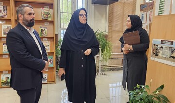 بازدید دبیرکل نهاد از کتابخانه وحدت شهرستان ابهر
