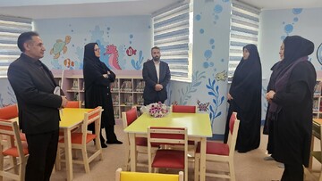 بازدید دبیرکل نهاد از کتابخانه‌ کوثر شهرستان خرمدره