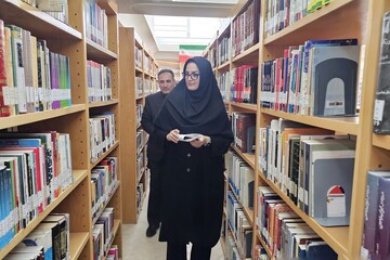 بازدید دبیرکل نهاد از کتابخانه‌ کوثر شهرستان خرمدره