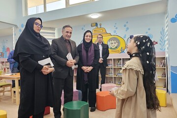 بازدید دبیرکل نهاد از کتابخانه‌ کوثر شهرستان خرمدره