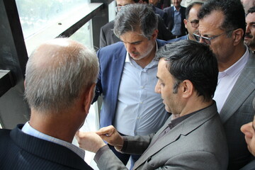 بازدید استاندار مرکزی از پروژه کتابخانه مرکزی اراک