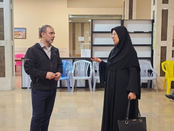 بازدید سرپرست دفتر بودجه و منابع درآمدی نهاد کتابخانه های عمومی کشور