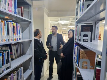 بازدید سرپرست دفتر بودجه و منابع درآمدی نهاد کتابخانه های عمومی کشور