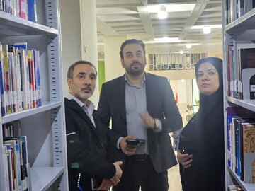 بازدید سرپرست دفتر بودجه و منابع درآمدی نهاد کتابخانه های عمومی کشور