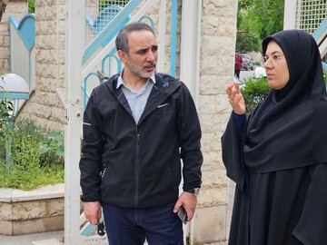 بازدید سرپرست دفتر بودجه و منابع درآمدی نهاد کتابخانه های عمومی کشور