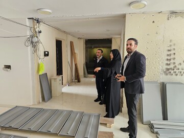 بازدید سرپرست دفتر بودجه و منابع درآمدی نهاد کتابخانه ها از کتابخانه عارف قزوین