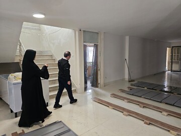 بازدید سرپرست دفتر بودجه و منابع درآمدی نهاد کتابخانه ها از کتابخانه عارف قزوین