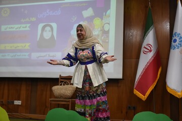 رقابت استانی سومین دوره جشنواره قصه گویی نهال امید در استان فارس