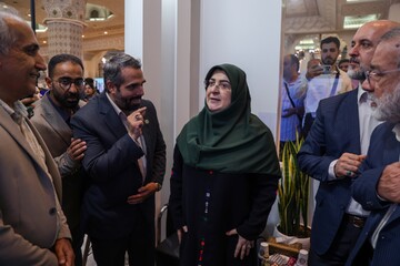 فاطمه مهاجرانی - گزارش تصویری چهارمین روز سی و ششمین نمایشگاه بین المللی کتاب تهران