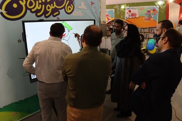 فعالیت های روز چهارم غرفه کودک در نمایشگاه کتاب