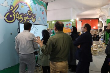 فعالیت های روز چهارم غرفه کودک در نمایشگاه کتاب