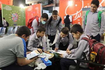 فعالیت های روز چهارم غرفه کودک در نمایشگاه کتاب