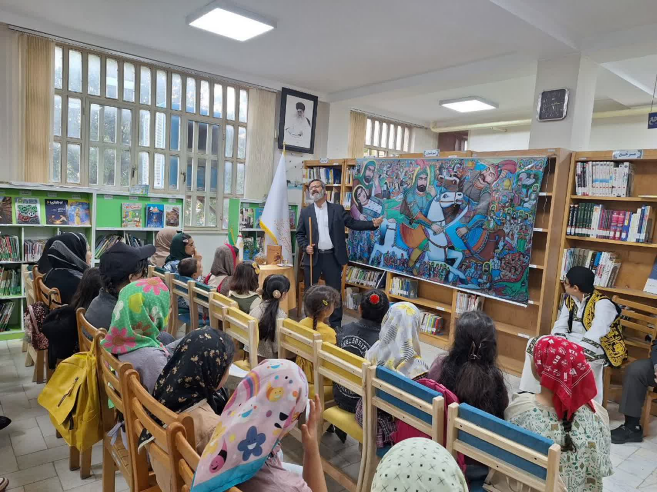 پاسداشت زبان و ادبیات فارسی در کتابخانه‌های عمومی استان مرکزی